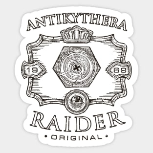 Antikythera Raider distressed Sticker